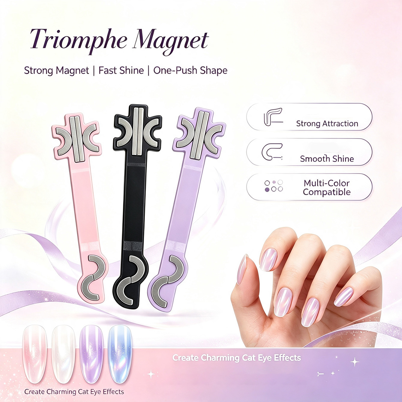 Resin Art Template - New Multifunctional S‑Shape Ribbon Wave Cat‑Eye