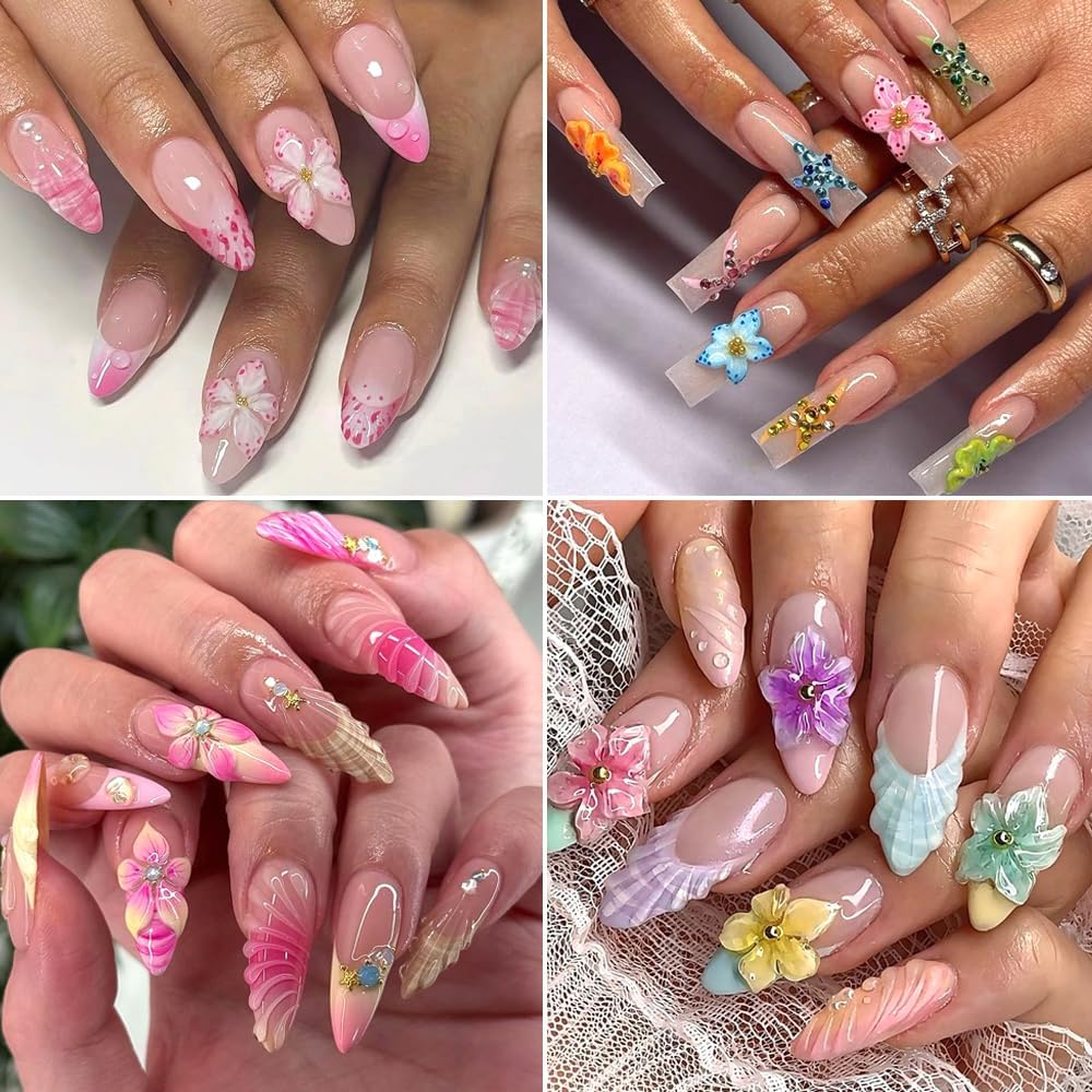 3D Flowers Nail Mold DIY Silic - Resin Art Template review and price