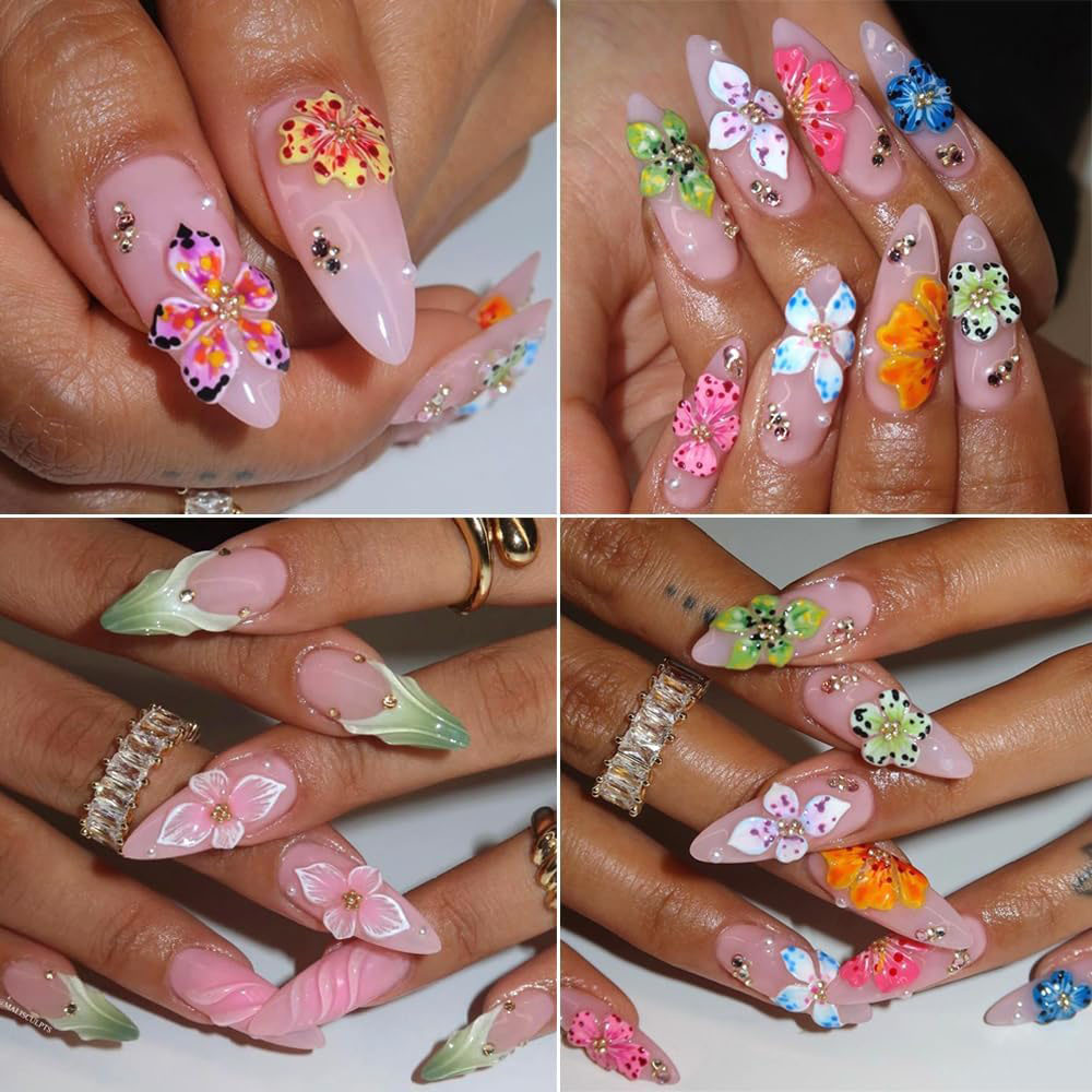 3D Flowers Nail Mold DIY Silic - Resin Art Template review and price