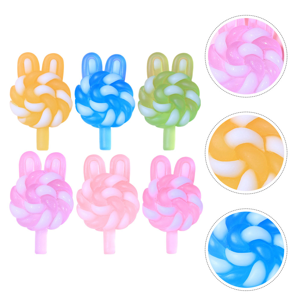 24Pcs Cute Cartoon Lollipop Ch - Resin Art Products review and price
