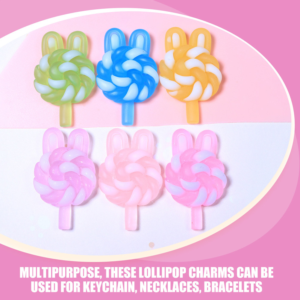 24Pcs Cute Cartoon Lollipop Ch - Resin Art Products review and price