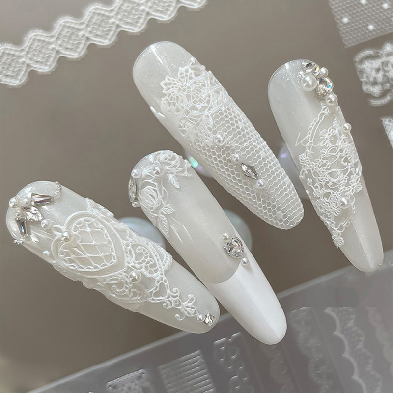 1pc Lace 3D Silicone Nail Mold - Resin Art Template review and price