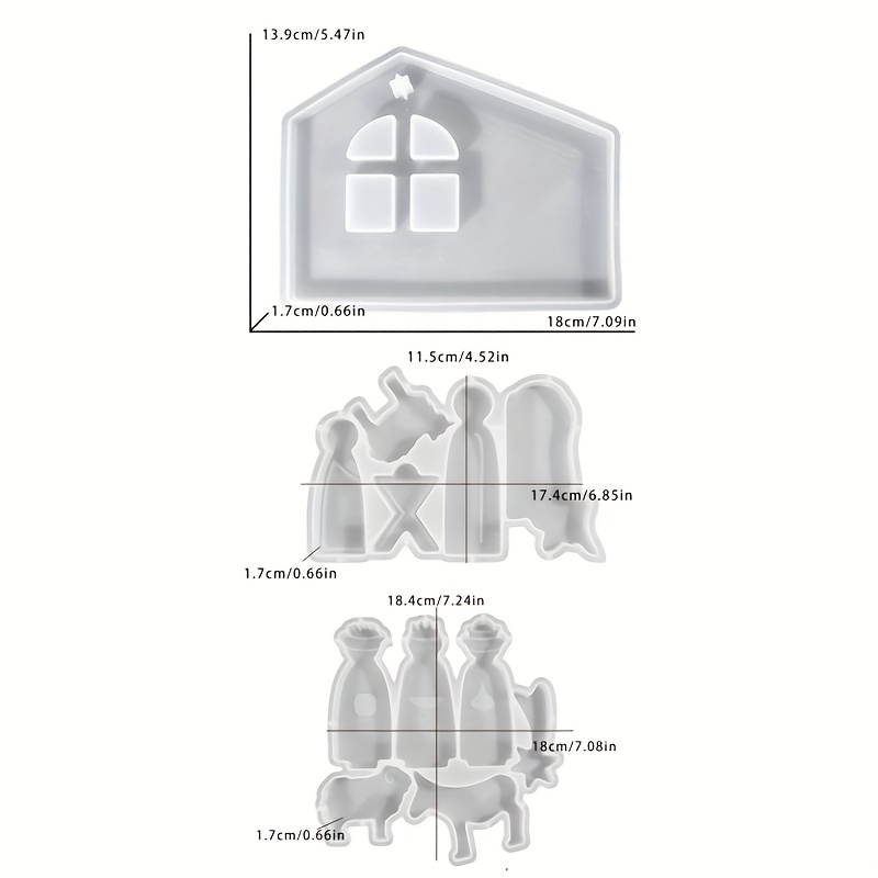 [3pcs Resin Casting Molds] 3pc - Resin Art Mold review and price