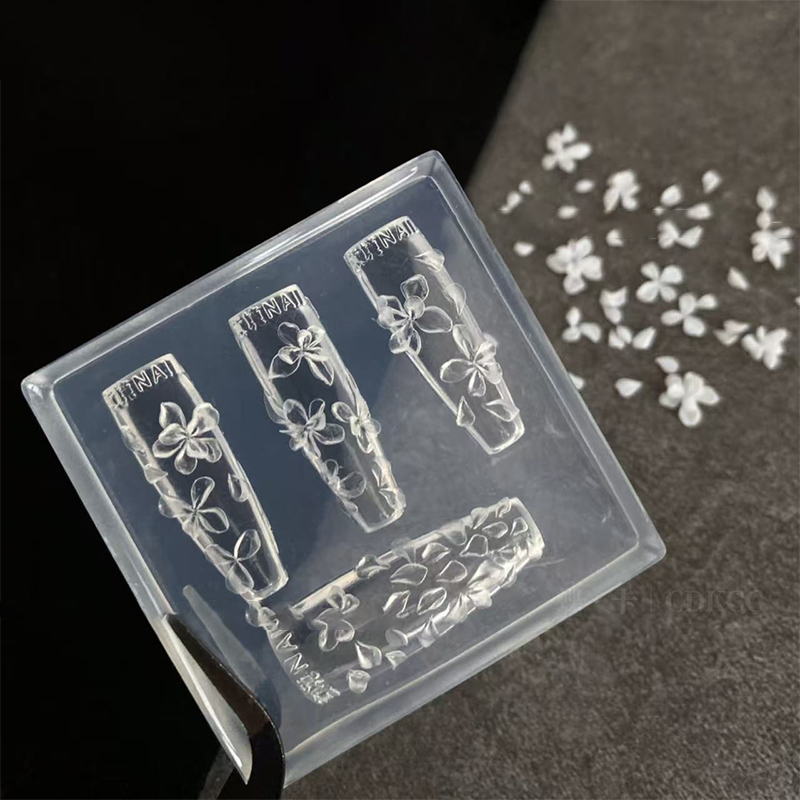【O】3D Flowers Nail Mold DIY Si - Resin Art Template review and price