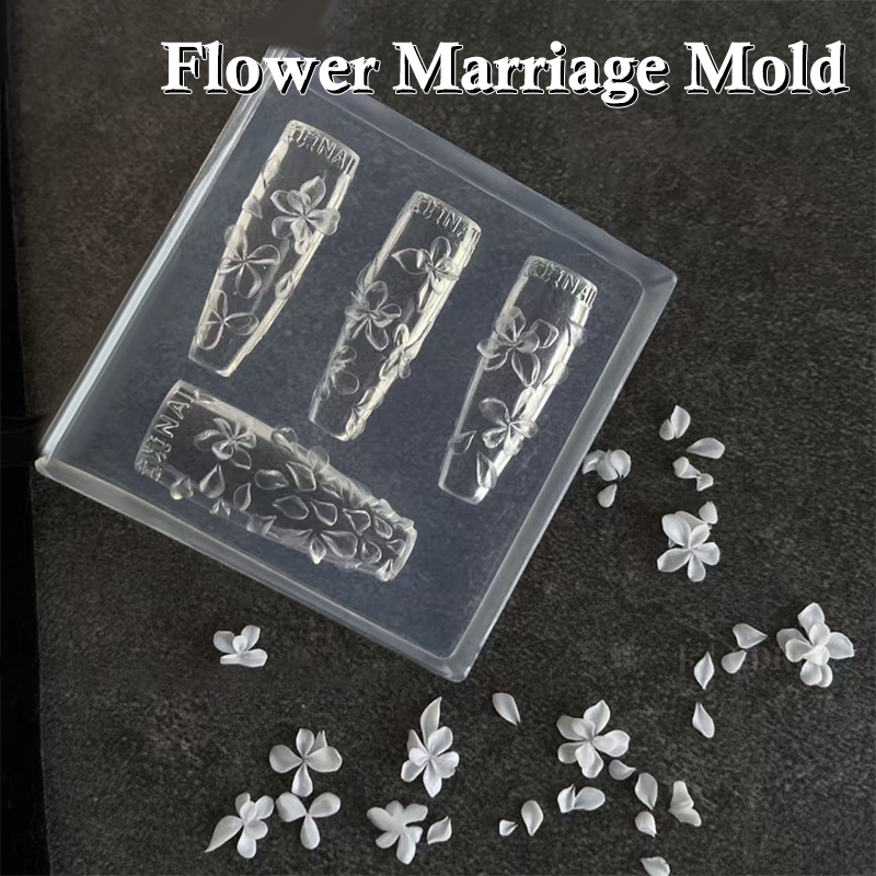 【O】3D Flowers Nail Mold DIY Si - Resin Art Template review and price