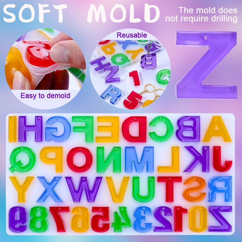 Epoxy Resin Kit for Beginner,C - Resin Art Letter Keychain review and price
