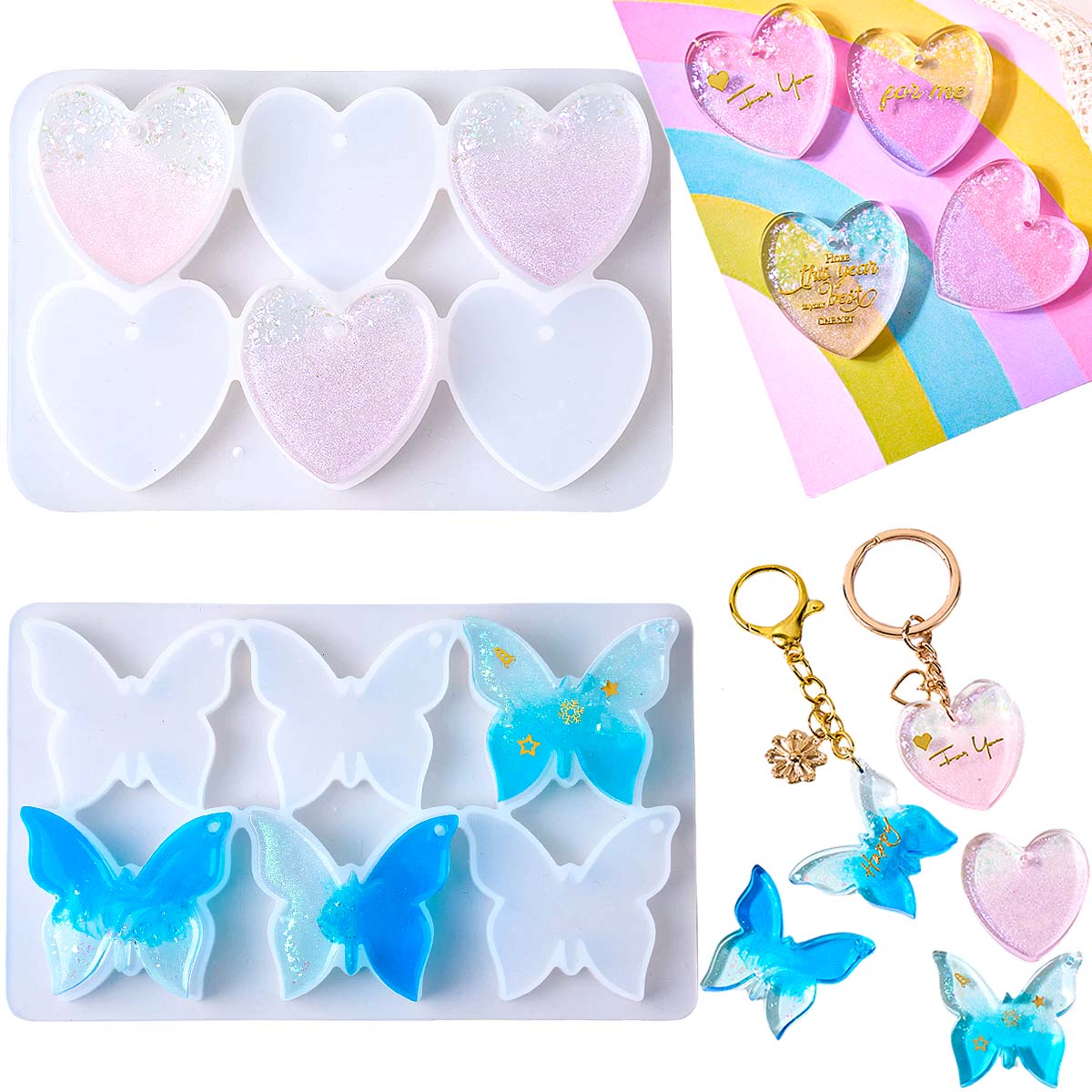 Six-hole with Holes Earring Si - Resin Art Mold review and price