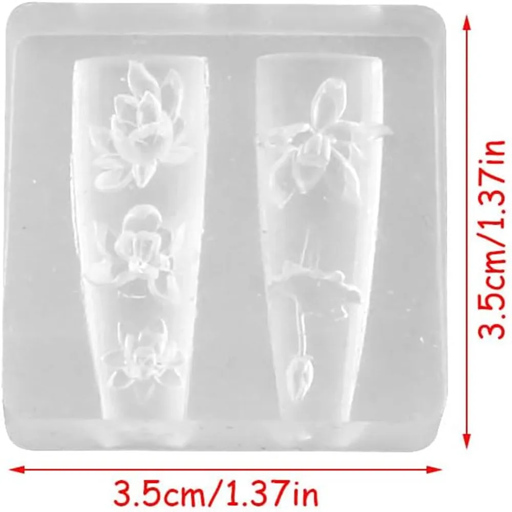 3D thorns Nail Design Silicone - Resin Art Template review and price