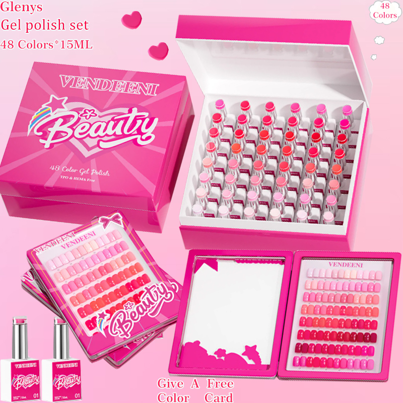 Glenys 48 Color nail polish Ge - Resin Art Learning review and price