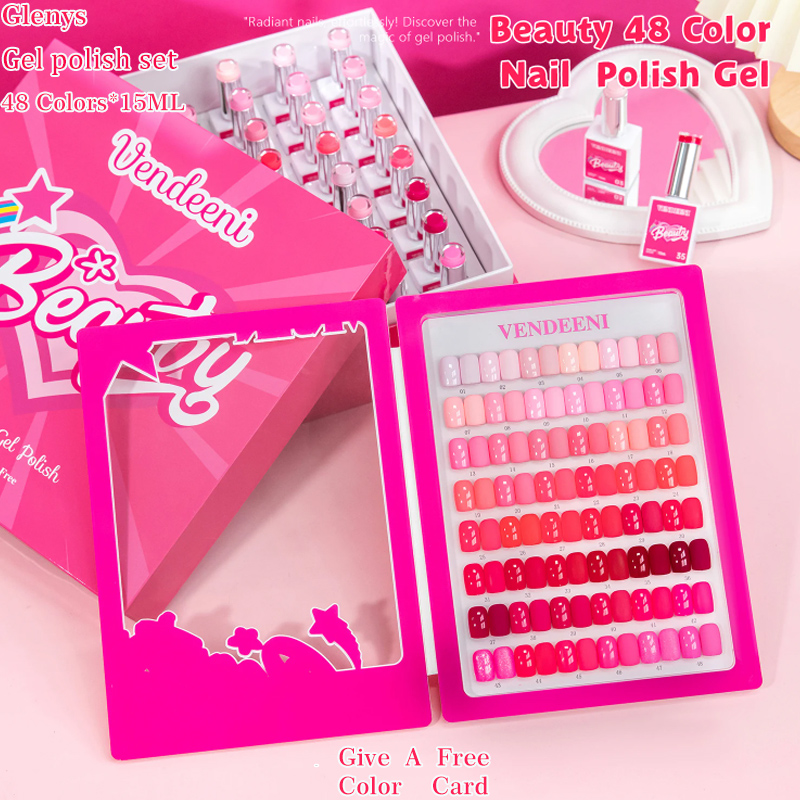 Glenys 48 Color nail polish Ge - Resin Art Learning review and price