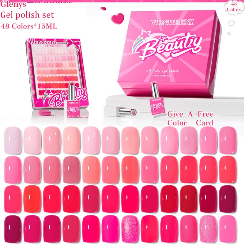 Glenys 48 Color nail polish Ge - Resin Art Learning review and price