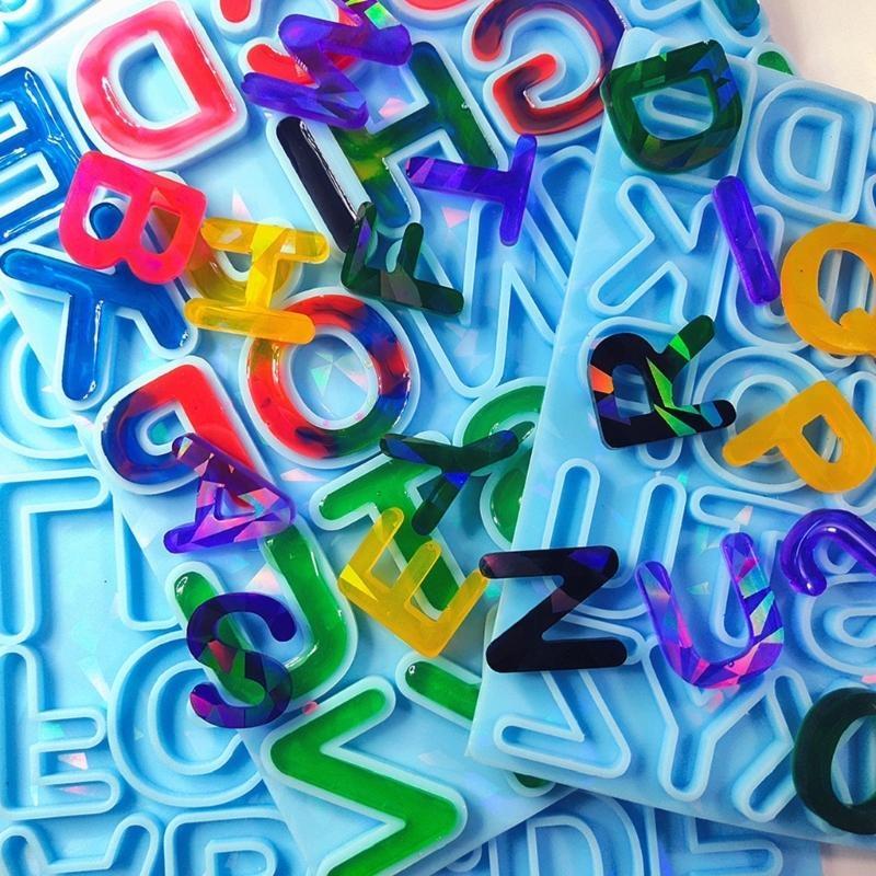 Letter Earring Resin Mold Holo - Resin Art Letter Keychain review and price