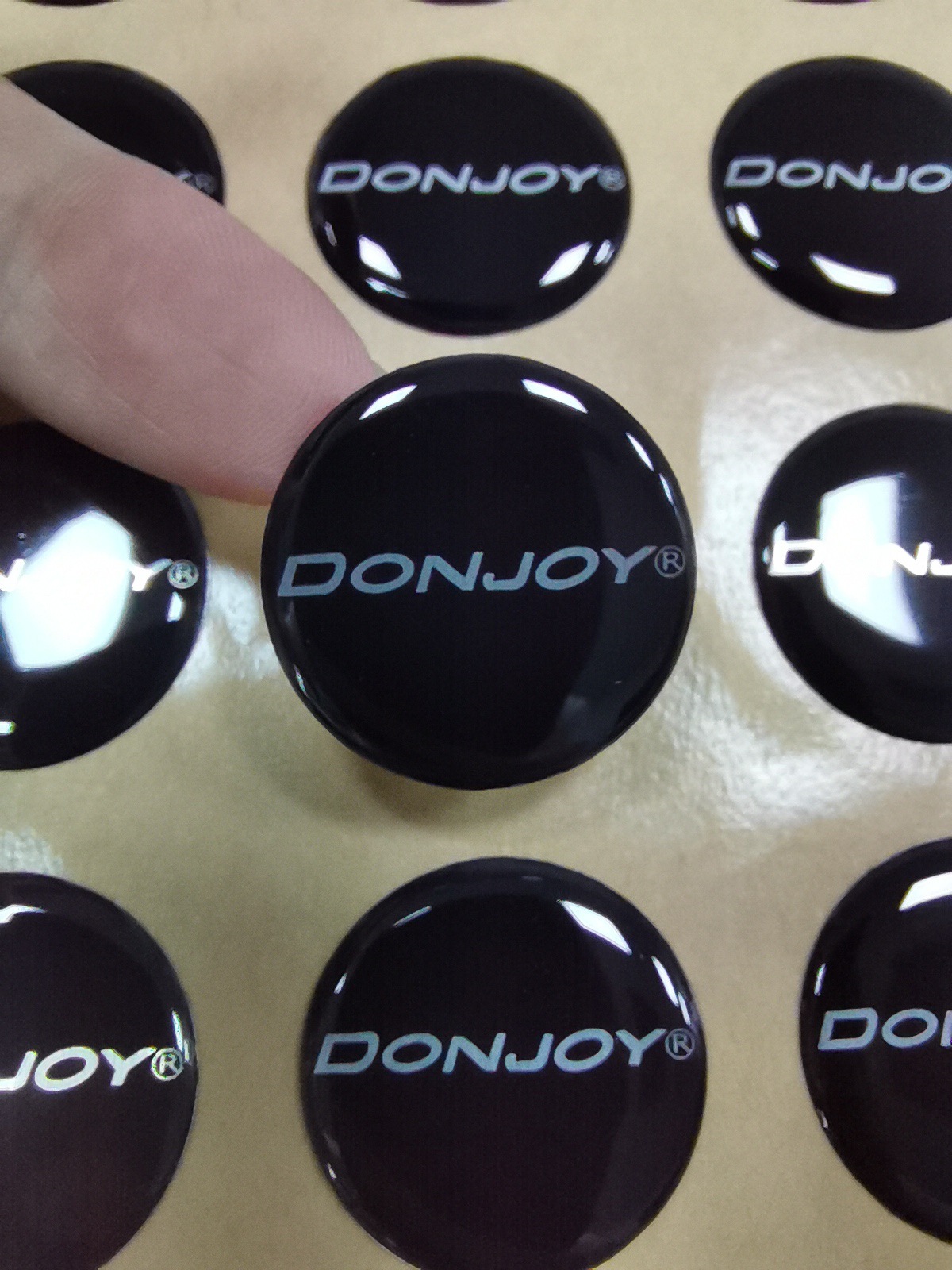 Custom Dome Epoxy Resin Sticke - Resin Art Logo review and price