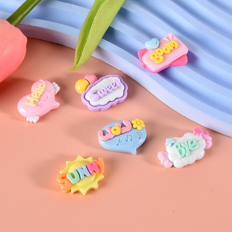 10/20/30Pcs Cute Letter Planar - Resin Art Letter Keychain review and price