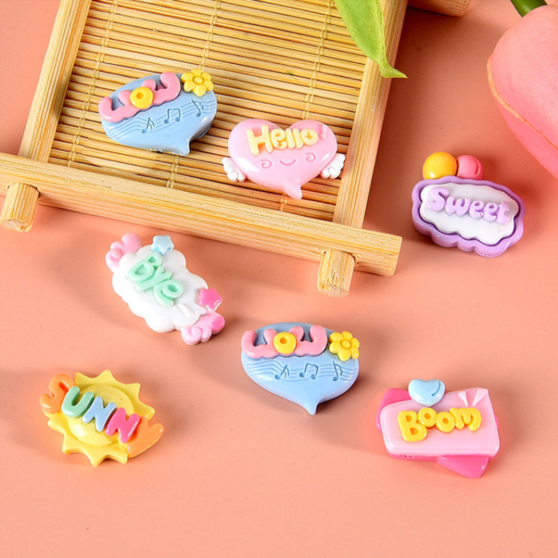 10/20/30Pcs Cute Letter Planar - Resin Art Letter Keychain review and price