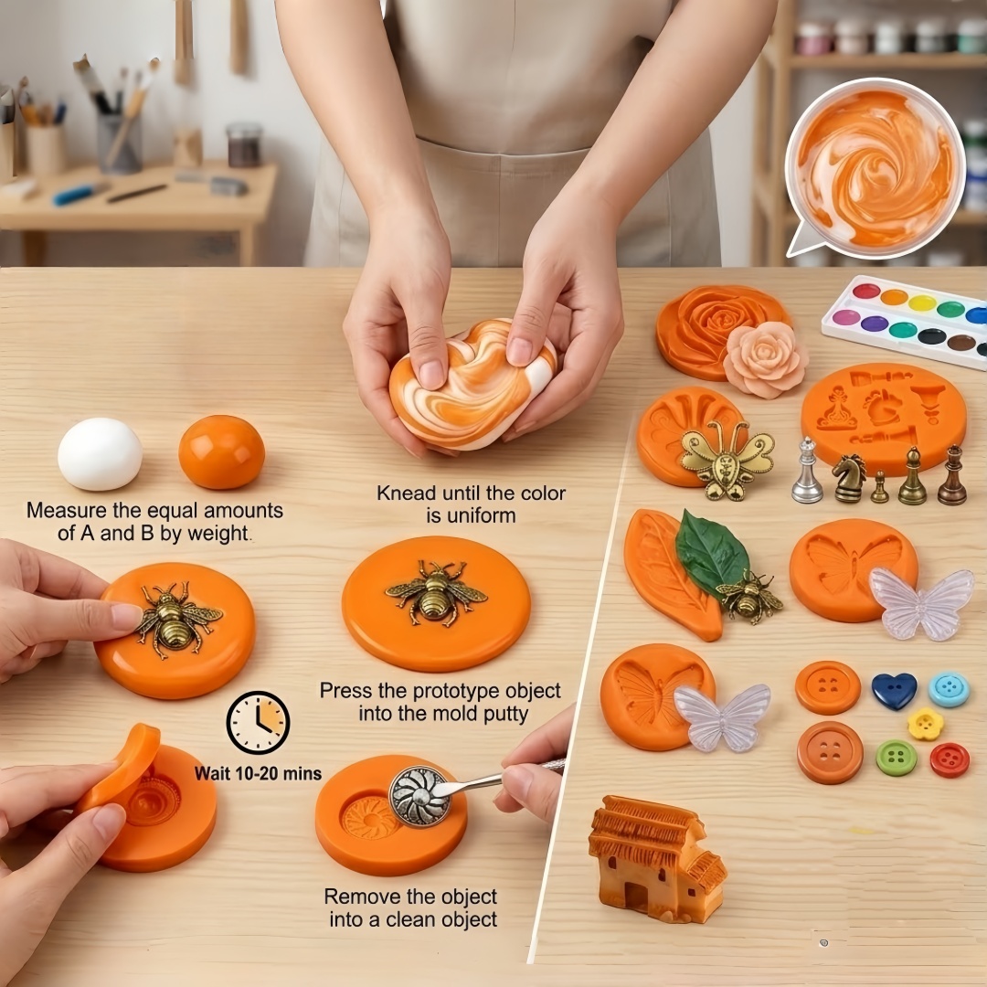 Silicone Putty DIY Crafting Se - Resin Art Mold review and price