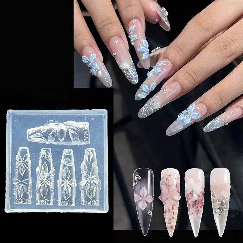 3D Flowers Nail Mold DIY Silic - Resin Art Template review and price