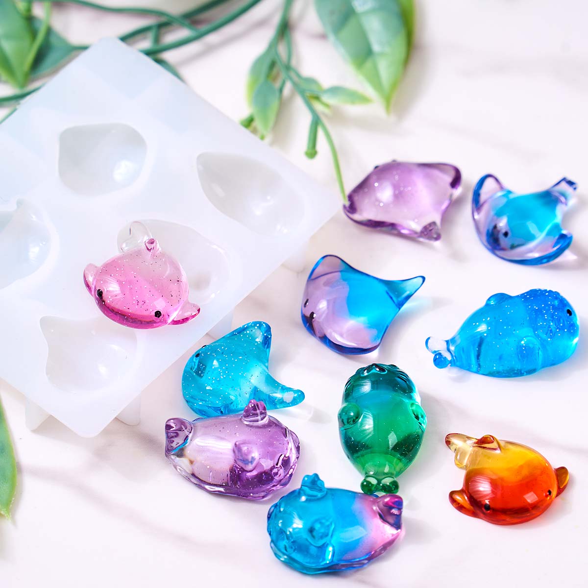 3D Healing Kawaii Manta Ray Wh - Resin Art Mold review and price