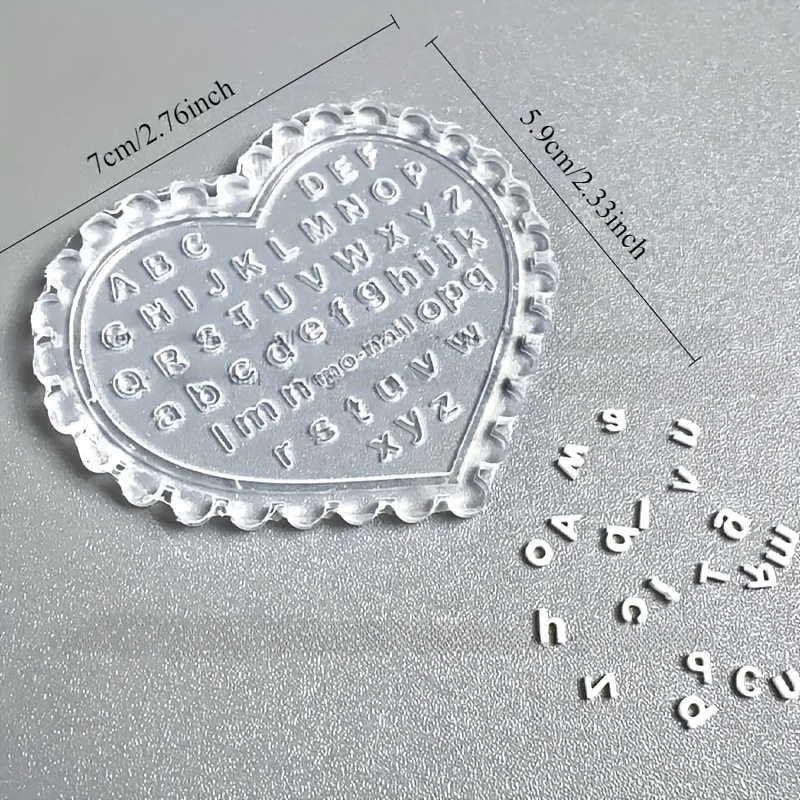 1pc Self-Made Nail Art Letter  - Resin Art Template review and price