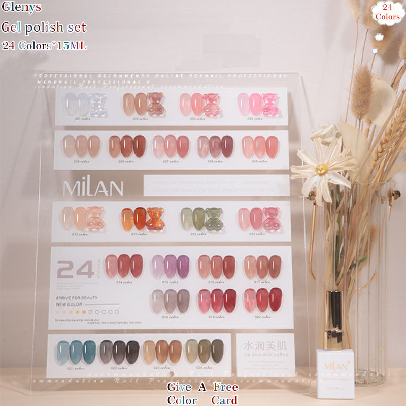Glenys 24 color nail polish gl - Resin Art Learning review and price