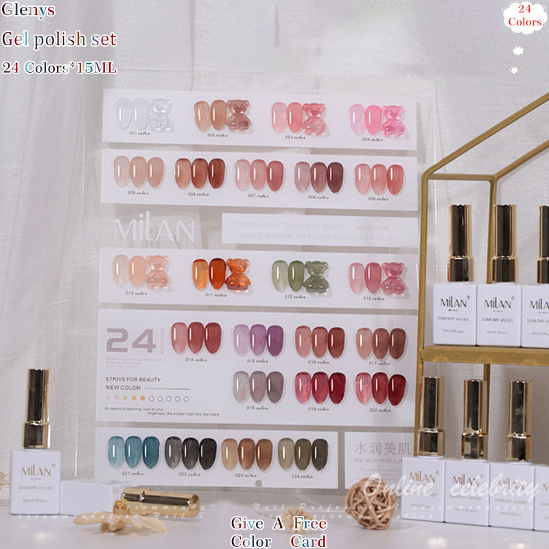 Glenys 24 color nail polish gl - Resin Art Learning review and price