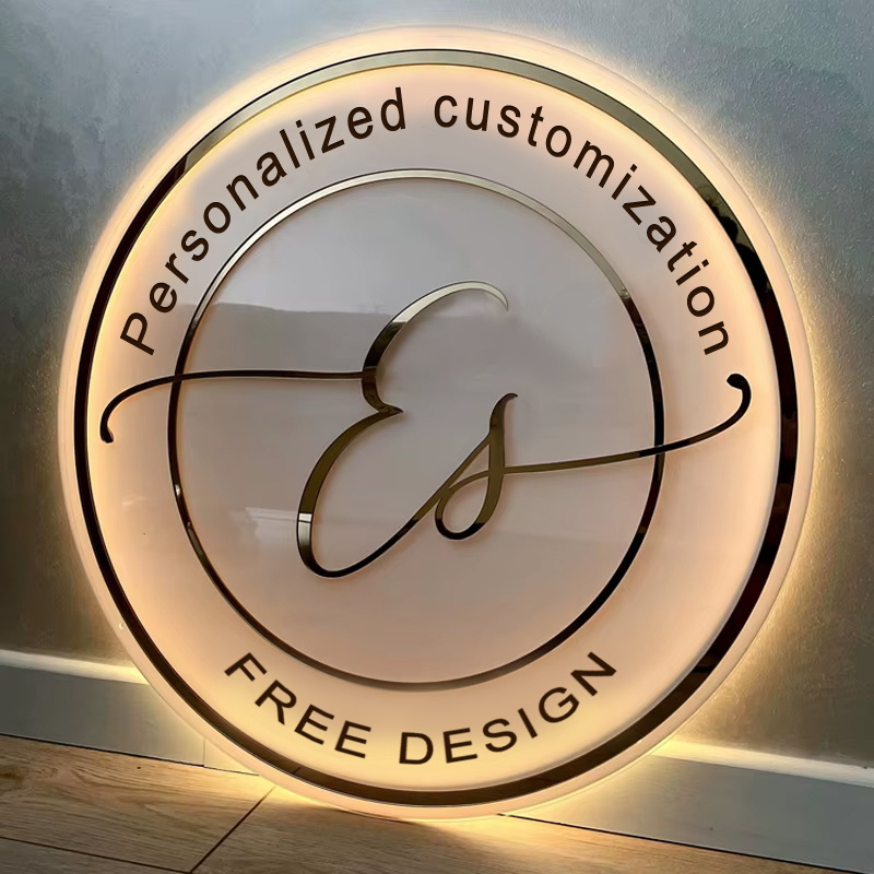Custom Acrylic Business Logo N - Resin Art Logo review and price