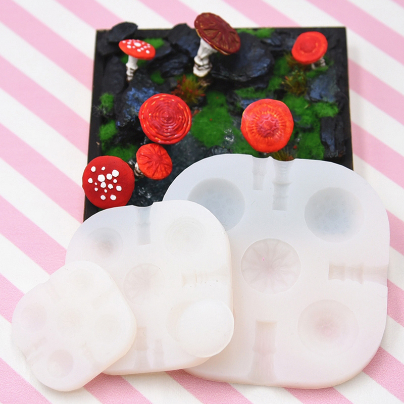 2pcs/set Mini Mushroom Silicon - Resin Art Mold review and price