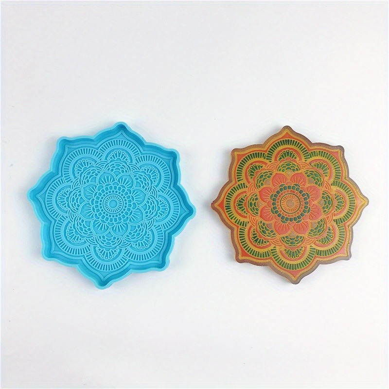 Mandala Coaster Silicone Mold  - Resin Art Mold review and price