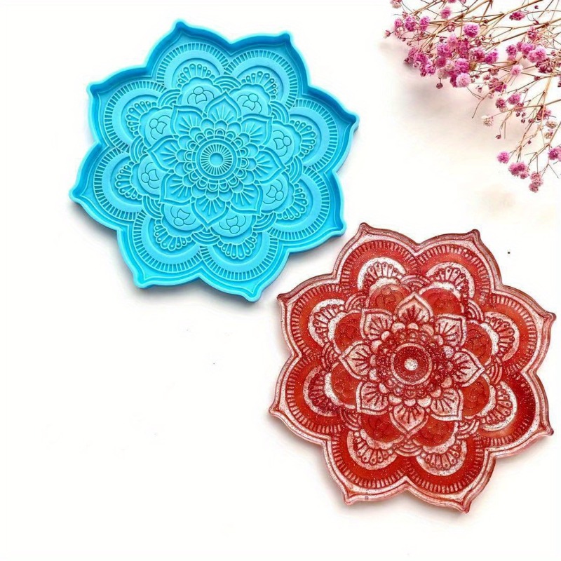 Mandala Coaster Silicone Mold  - Resin Art Mold review and price