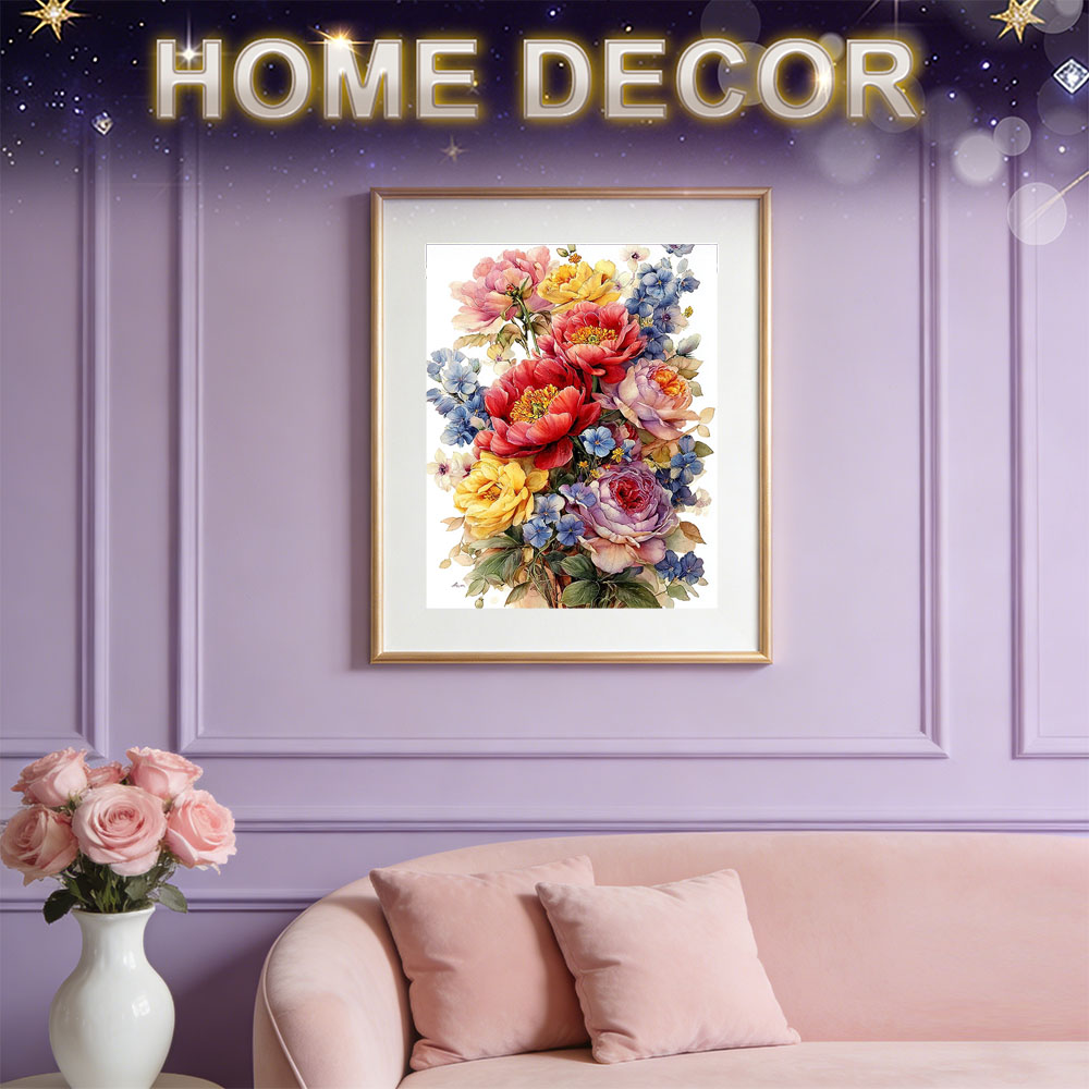 HUACAN Diamond Painting Kit Fl - Resin Art With Rose review and price