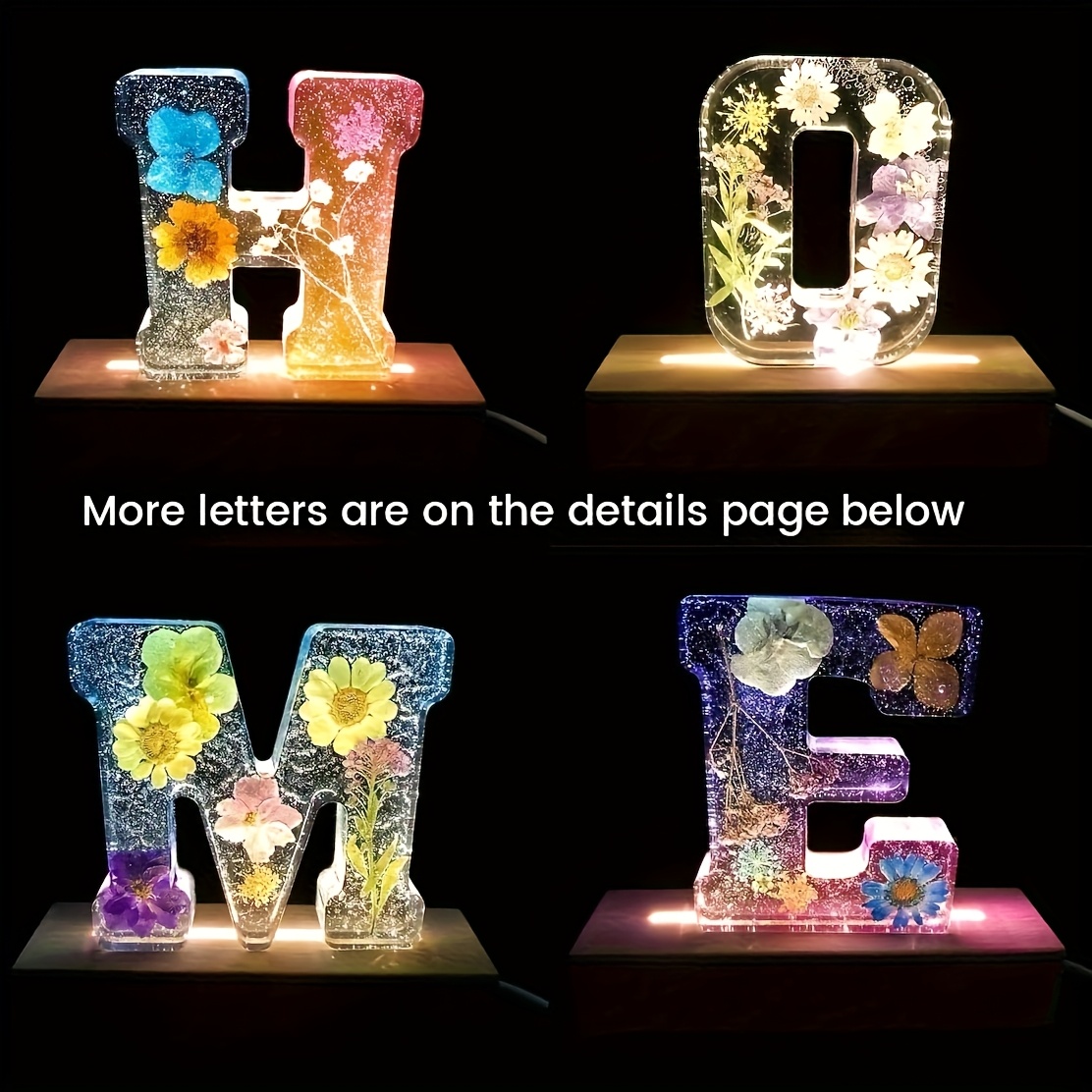 7-Inch Large Letter Resin Mold - Resin Art Logo review and price