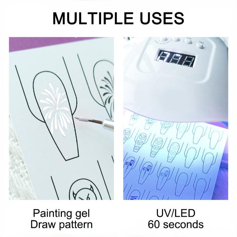 10pcs Nail Art Lines Practice  - Resin Art Learning review and price