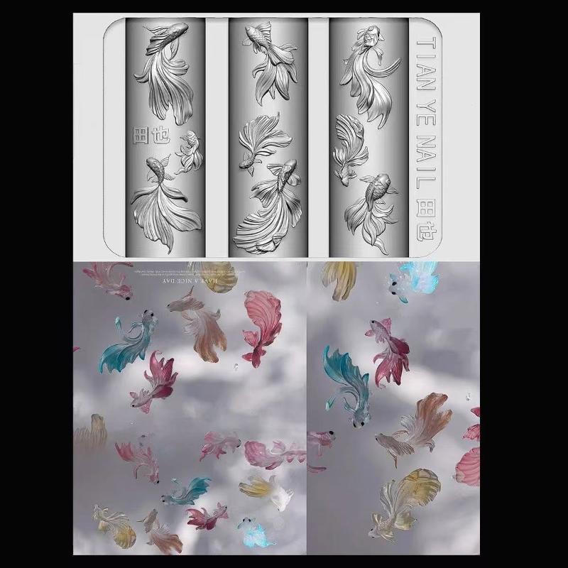3D Soft Silicone Nail Ocean Me - Resin Art Template review and price