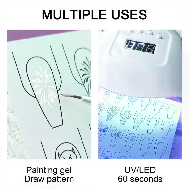 Nail Art Lines Practice Paper  - Resin Art Learning review and price