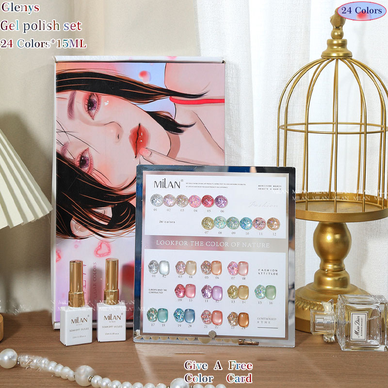 Glenys 24 color nail polish gl - Resin Art Learning review and price
