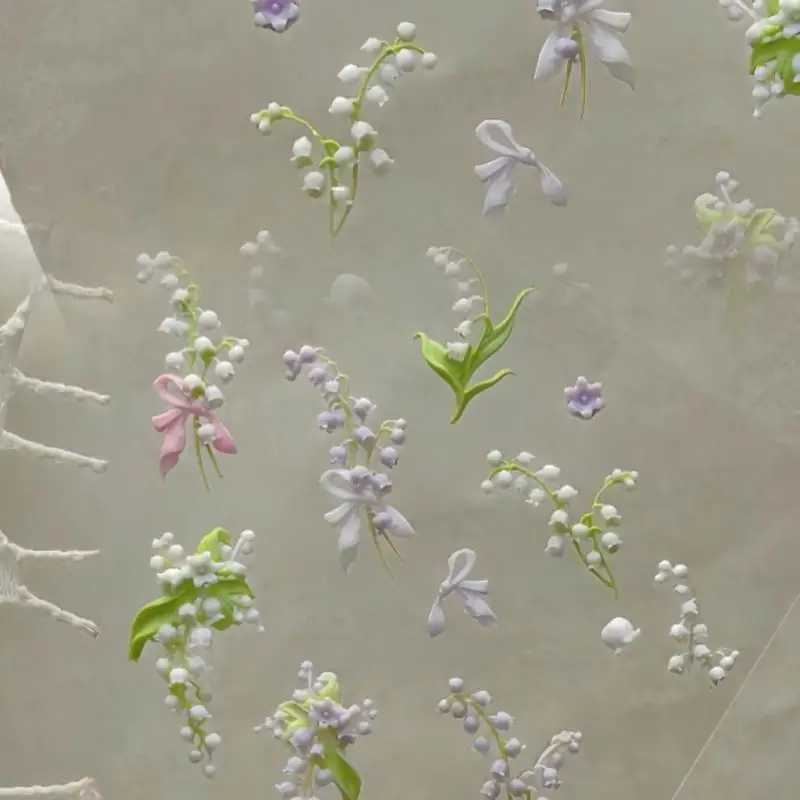 Flowers Series 3D Curved Nail  - Resin Art Template review and price