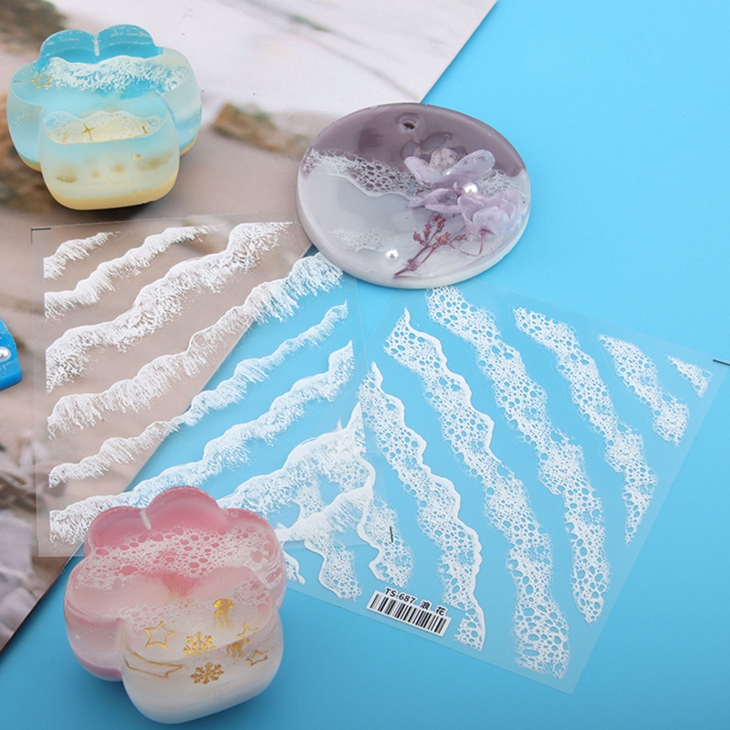 Wave Sticker Resin Filler Crys - Resin Art Equipment review and price